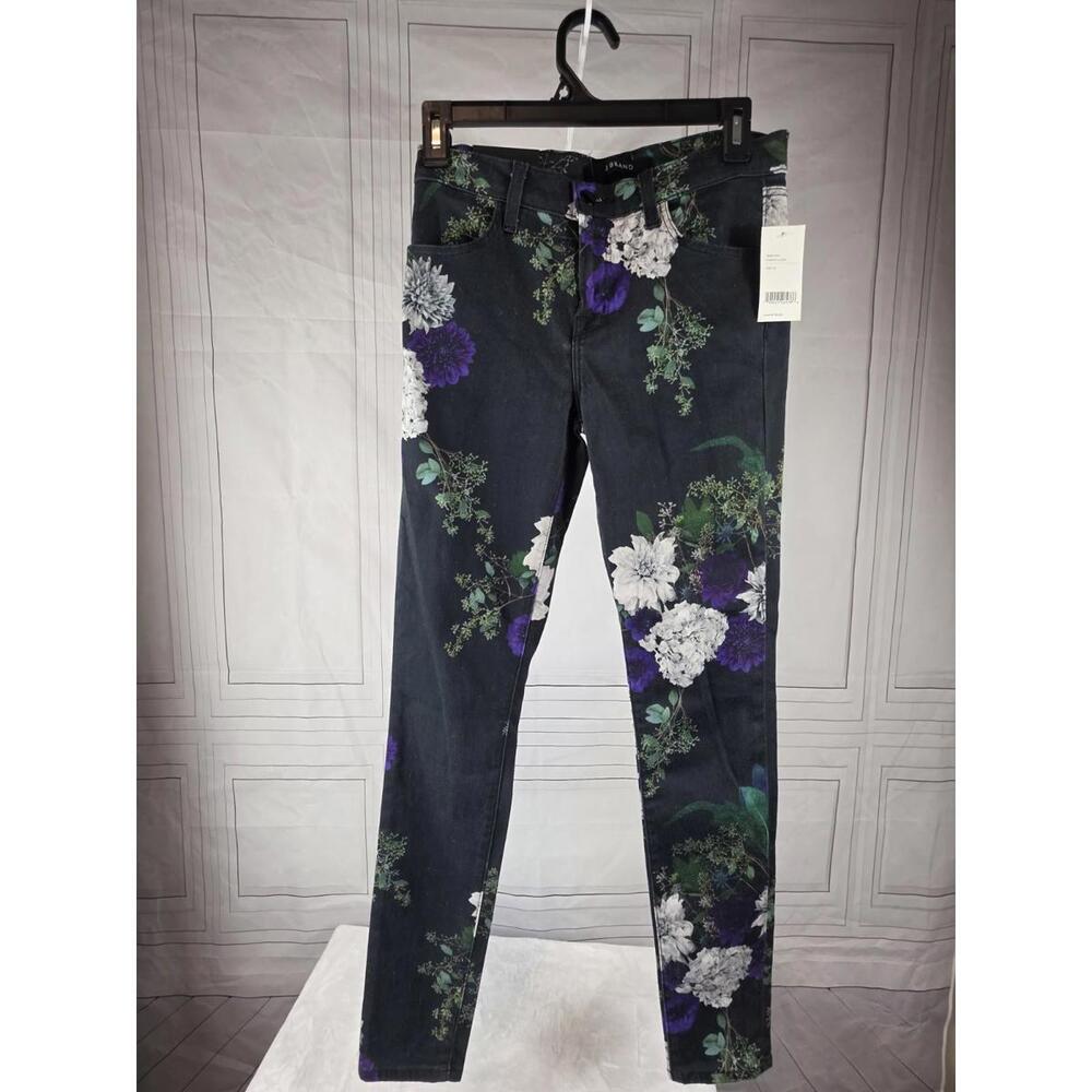 J Brand Flower Power Stylish Eye Catching Skinny Jeans NWT Sz 26